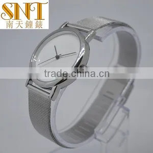 Men Watch Personalized Sublimation Blank Watch Stainless Steel Mesh Band Watch thumbnail-3