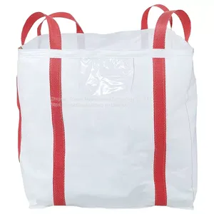 Container Bag 100% Virgin PP Sand Bag, Mesh Bag Top Cross Customized thumbnail-1