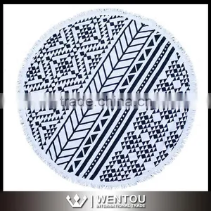 Bohemian Printed Round Beach Towel With Tassel Quality Choice thumbnail-4