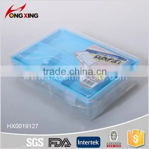 Double Layer 14 Compartment Plastic Storage Organizer Box With Removable Dividers thumbnail-5