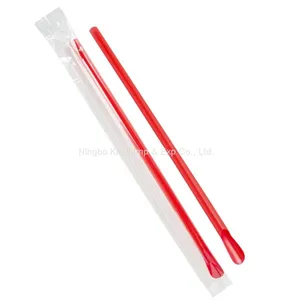 6mm Milkshake, Smoothie Spoon Straw/Disposable Straw Stirring Stick (500/Box) thumbnail-1