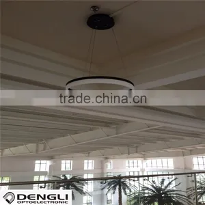 Luxury Circle Ring Led Pendant Light for Lobby Hotel Restaurant thumbnail-3