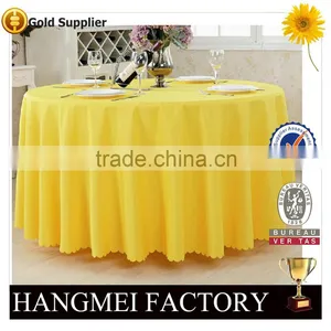 32 Inch Tablecloth For Gold Round Restaurant Table HM-ZB38 thumbnail-1