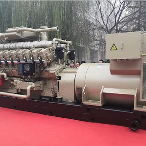 JICHAI 1800GF-WD/Z Gas Gensets 1800KW Biogas and Natural Gas Generator Sets for CHP thumbnail-1