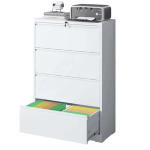 Factory Price Drawer File Cabinet Lateral Cabinet Metal 4 Drawer File Cabinet thumbnail-2