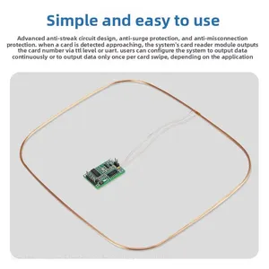 125KHZ UART/TTL 5V Reading 30CM RFID Long-Distance Card Reader Module EM Antenna Remote Card Reader Is Used in Pet Parking Lot thumbnail-4