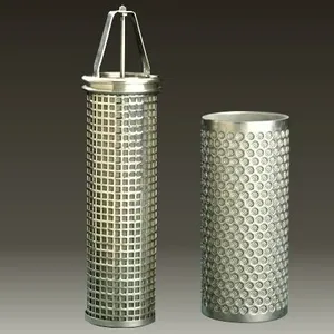 Wire Mesh Filter Cylinder and Stainless Perforated Filter Tube for Gas Liquid Separation, Filtration Equipment & Parts thumbnail-4