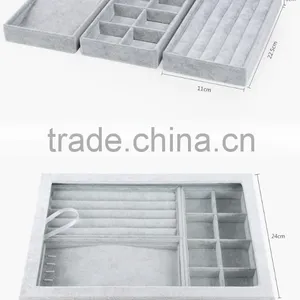 2015 New High Quality Claimond Veins Jewelry Display Storage Box for Neckalce Ring Earring S1273 thumbnail-2