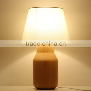 LED Wood Table Light JK-879-20 Factory Price European Style Wood Base Table Lamp/lighting/led Table Light LED Wood Table Lamp thumbnail-2