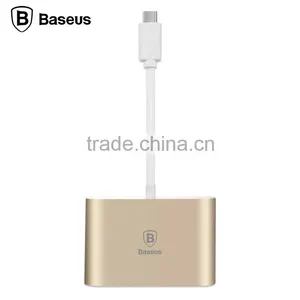 Fashion Baseus 2A 155mm Type-C Aluminum Alloy USB Data Cable To VGA HUB Adapter For TV Game Box Compute TB-0402 thumbnail-1