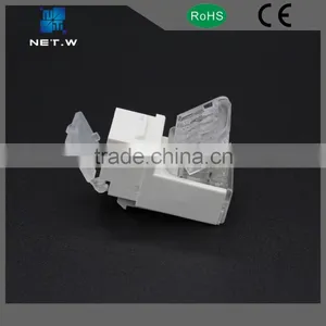 Modular Jack Rj11 8p4c, Tooless Rj11 Cat3 Utp Female Keystone Jack thumbnail-6