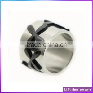 Stainless Steel Laser Cutting Widen Cross Rings thumbnail-1