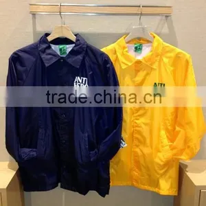 Wholesale Nylon Coaches Jackets, Wholesale Men Coaches Jackets, Wholesale Custom Coaches Jackets thumbnail-2