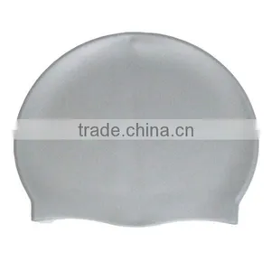 Colorful Customized Logo Available Printed Silicone Swim Cap thumbnail-2