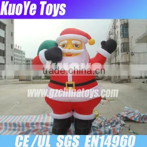 Christmas Decoration Inflatable Santa With Gift thumbnail-1