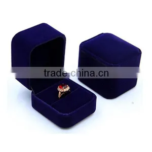 Wholesale Packaging Velvet Jewelry Ring Gift Box thumbnail-4