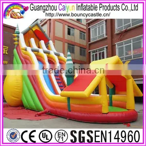 Hot Sales Inflatable Dry Slide With Mini House thumbnail-6