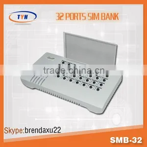 32 Sim Box/bank Voip Goip Gateway,remote Control Switch Sim Card thumbnail-1