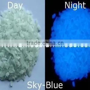 Glow in the Dark Aggregate, Glow Aggregate in the Dark, Sky-blue Gravel thumbnail-5