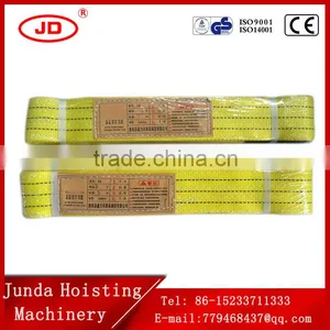 50mm 2000KG Polyester Flat Webbing Sling/Lifting Sling Belt for Steel Pipe thumbnail-5