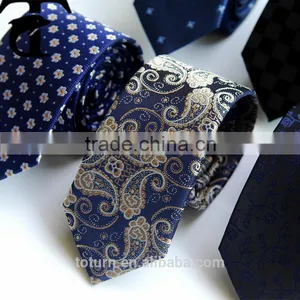 Professional Design Your Own Neck Tie to Match Shirts Custom 100% Cotton Polyeater Silk Necktie Supplier's Choice thumbnail-6