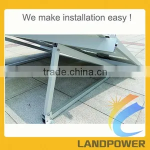 Flat Roof Adjustable Portrait Ballasted Solar PV Mounting System thumbnail-3