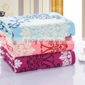 Warm Colourful Cotton Blanket,beautiful Jacquard and Soft Handfeeling Towel Blanket thumbnail-1