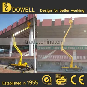 8m Hydraulic Towable Articulated Spider Lift for Sale thumbnail-2