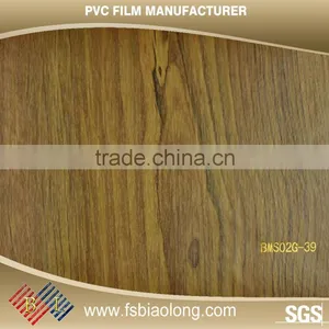 Furniture Decoration Customized Cheap Roll Soft Wood Grain Pvc Film thumbnail-1