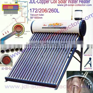 Copper Coil Solar Water Heater thumbnail-1
