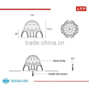 Diamond Dome Point Light With Intelligent Programme DMX thumbnail-2