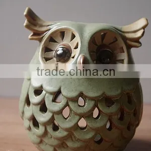 Ceramic Owl Shape Home Decoration thumbnail-1