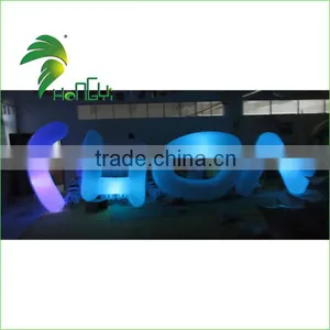 2016 Colorful Custom Decoration Inflatable Figure Model / Decoration Giant Inflatable Letters Lighting For Advertising thumbnail-4