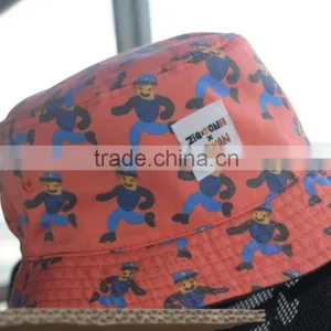 Printing Cotton Custom Made Bucket Hat thumbnail-1