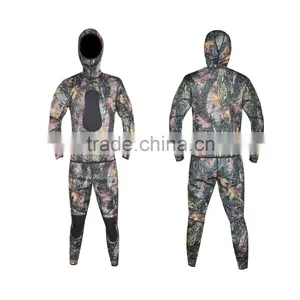 2016 Camo Color Neoprene Fishing Wetsuit thumbnail-2