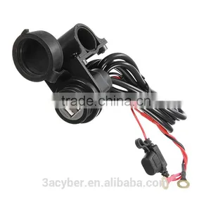 Waterproof Dual USB Car Charger For Motorcycle Boat 12V 2.1A thumbnail-1