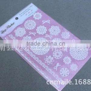 High Quality Les Decoration Self-adhesive Lace Sticker thumbnail-5