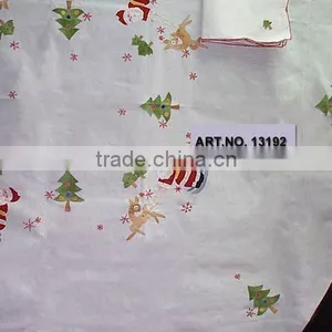 Christmas Embroidery Table Cloth thumbnail-1