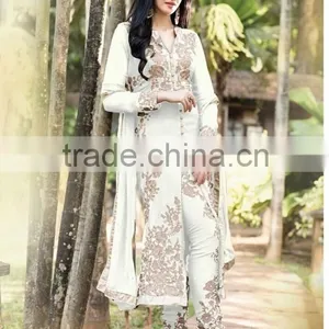 FASHIONABLE GEORGETTE DESIGNER SUIT thumbnail-4