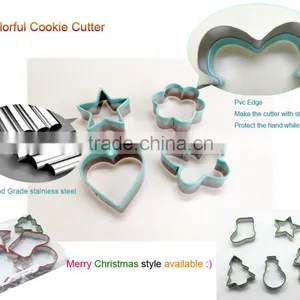 Snowflake Metal Cheap Cookie Cutters With Color Edge thumbnail-4