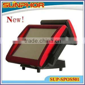 Hot! New Design Touch POS Hardware,inbuilt MSR and Customer Display SUP-SPOS501 thumbnail-1