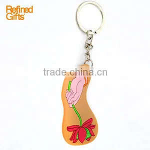 Silicone /soft Rubber/PVC Rubber Keychain/keyring/key Tag thumbnail-1