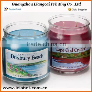 Christmas Candle Printing Sticker Custom Candle Sticker for Candle Jar thumbnail-1
