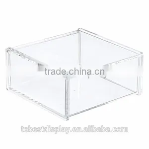 Handmade High Clear Rectangle Storage Small Acrylic Box/acrylic Cosmetic Box/clear Acrylic Box With Dividers With Lid thumbnail-6