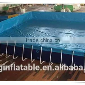 Hot Selling Metal Frame Rectangular Swimming Pool Inflatable thumbnail-1