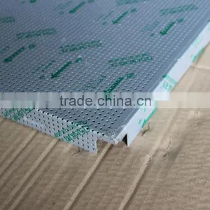 Sound Absorption Grey Powder Coated Aluminum Perforated Acoustic Clip in Ceiling Panel thumbnail-3