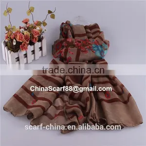 Wholesale Viscose Voile Scarves thumbnail-5