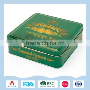 Beautiful Square Tin Box for Biscuit thumbnail-4