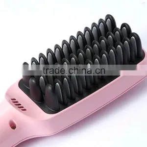 ELECTRIC HAIR STRAIGHTENER BRUSH LCD ION ANTI-SCALD COMB AUTO MASSAGER thumbnail-3