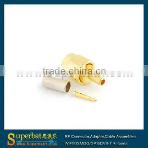Sma Micro-strip rf Connector Crimp Plug Connector for LMR100 thumbnail-1